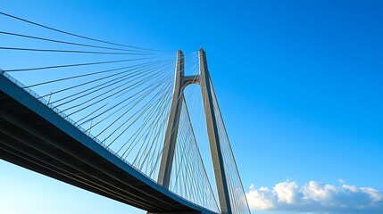 Obraz premium Low angle view of a bridge