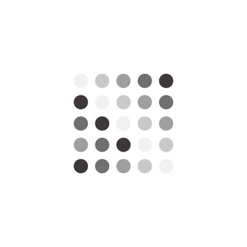 Loading, circles, transparent, steps geometric symbol simple logo vector
