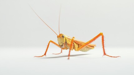 cricket insect. cricket insect on white background. animal