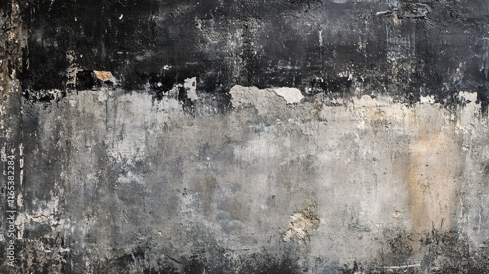 Poster dark concrete background with ample copy space for text use