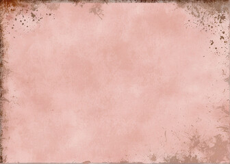 Soft pink textured background with a subtle grunge finish.