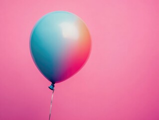 Blue and Pink Balloons
