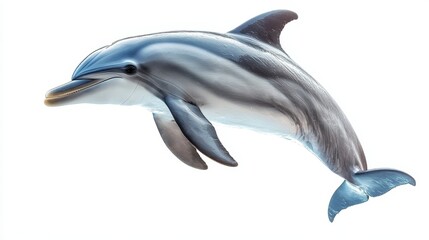 dolphin. dolphin on white background. animal
