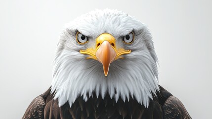 eagle. eagle on white background. animal