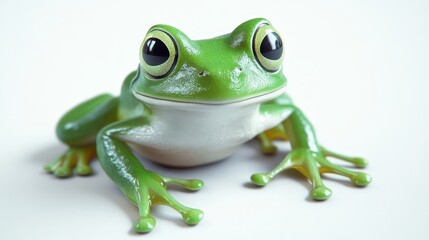 Obraz premium frog. frog on white background. animal