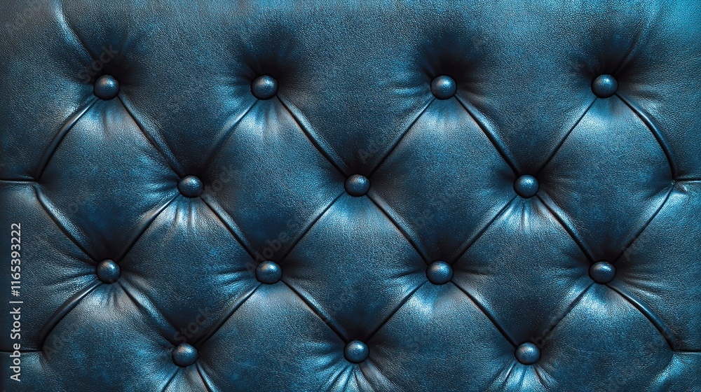 Poster blue leather texture with rich grain patterns for background use