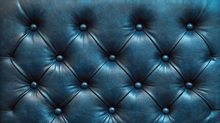 Fototapeta premium Blue Leather Texture with Rich Grain Patterns for Background Use