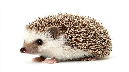 Obraz premium hedgehog. hedgehog on white background. animal