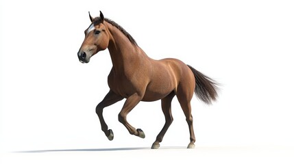 Obraz premium horse. horse on white background. animal