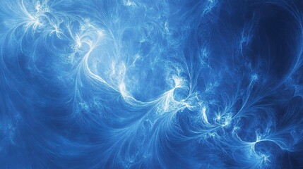 Abstract Blue Background with Dynamic Patterns for Modern Aesthetics