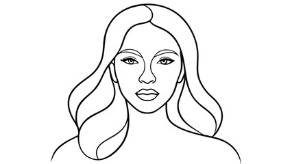 Face with Eyes and Lips as the Only Details