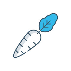 Carrot vector icon