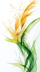 Fototapeta premium Abstract Floral Design with Vibrant Colors