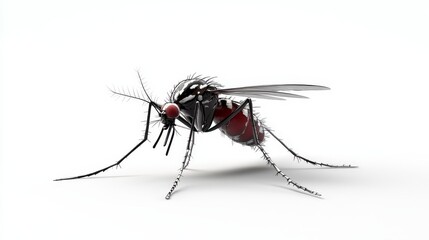 mosquito. mosquito on white background. animal 