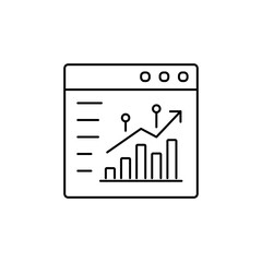Outline Data Flexibility icon, symbolizes changes and adjustments in the analysis.
