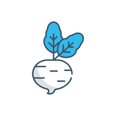 Beetroot vector icon
