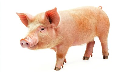 Fototapeta premium pig. pig on white background. animal