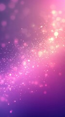 Sparkling Purple and Pink Gradient Background with Glowing Lights