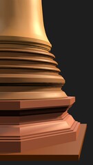 3D illustration of religious project