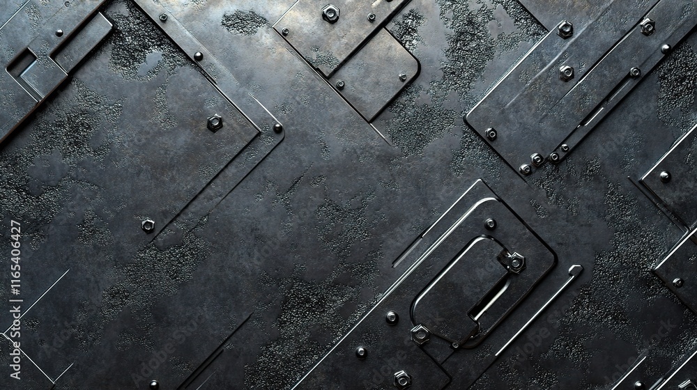 Poster intricate metal texture background with unique patterns and details