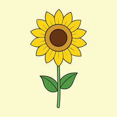 Sunflower Vector Design