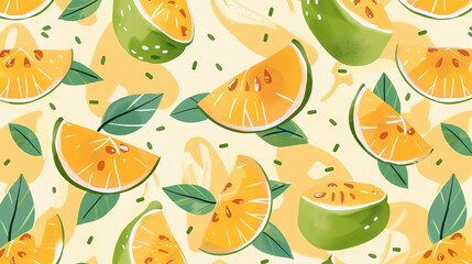 honeydew seamless pattern wallpaper