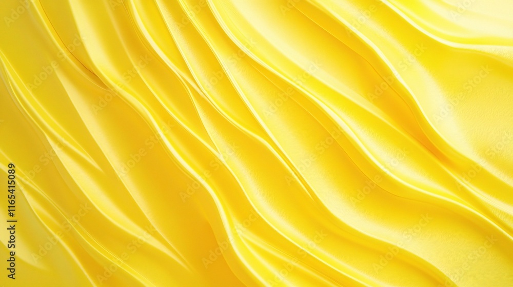 Poster modern abstract yellow gradient background with smooth waves