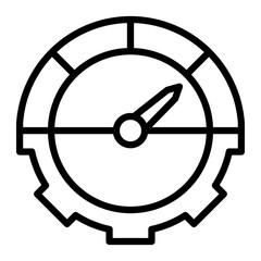 Performance Vector Line Icon Design