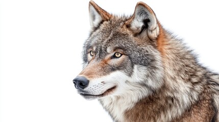 Obraz premium wolf. wolf on white background. Animal