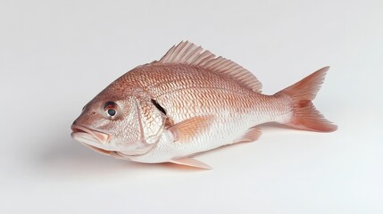 snapper. snapper on white background. Animal