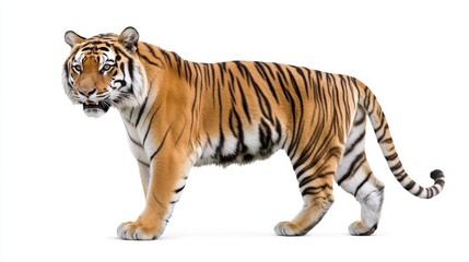 Obraz premium tiger. Tiger on white background. animal