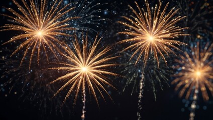 Obraz premium fireworks in the night sky