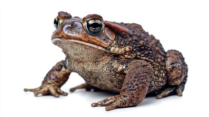 Naklejka premium toad. Toad on white background. animal