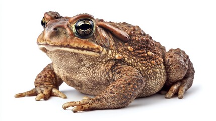 Naklejka premium toad. Toad on white background. animal