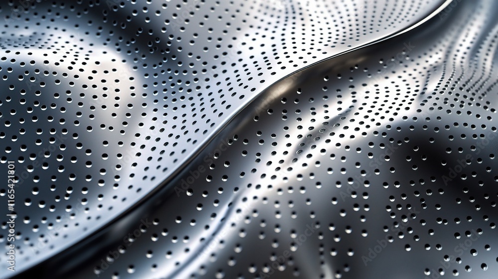 Poster detailed metallic texture with intricate patterns and background