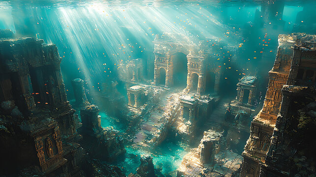 ncient Underwater Civilization Lost Beneath the Sea