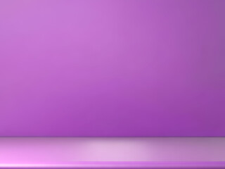 Obraz premium purple background wall and table for product display