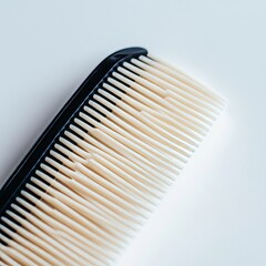 Comb close-up, white BG