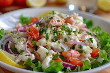 creamy crab salad