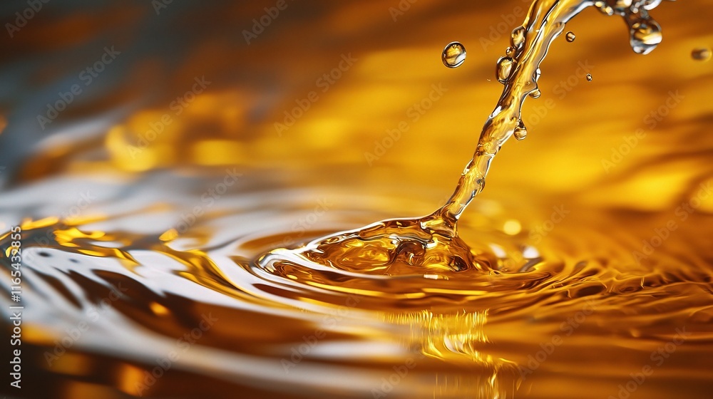 Poster Dynamic Liquid Motion Captured in High Resolution Gigapixel Image