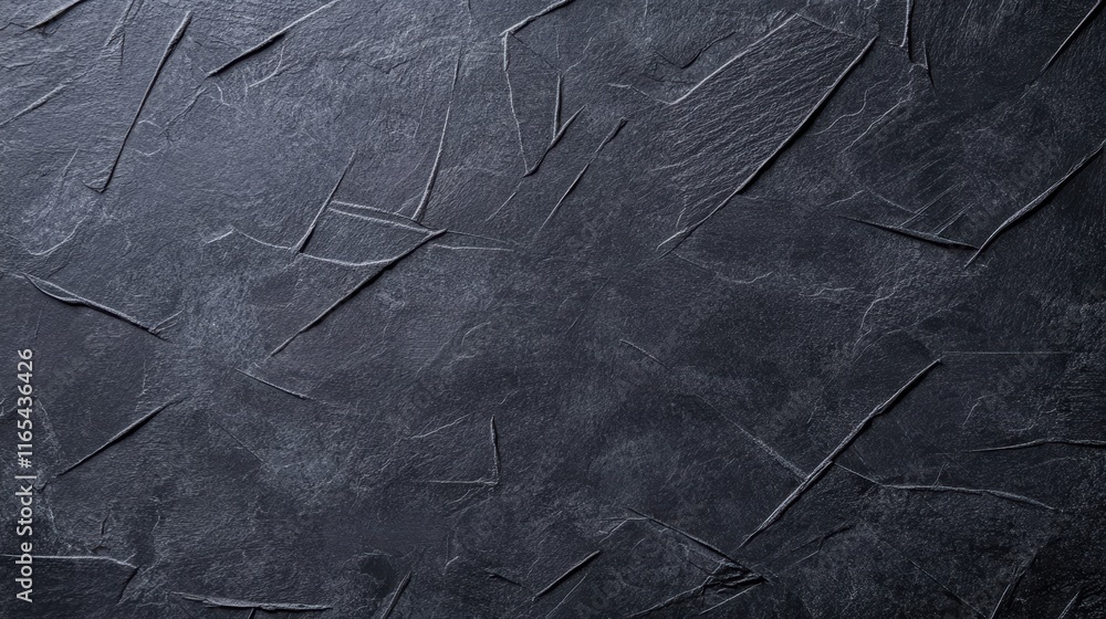 Poster dark slate background texture with subtle scratch marks for design and photography