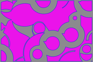 Obraz premium Geometric pattern coffee design, packaging design, poster, banner. Abstract vector drawing. 