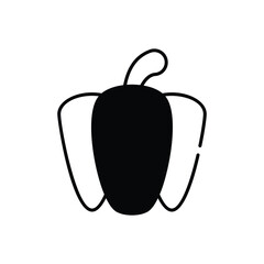 Bell pepper vector icon