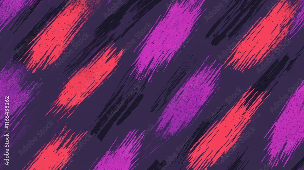 Poster dynamic interplay of purple and red in abstract textured background design vivid