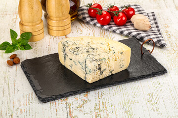 Gourmet blue cheese with mold