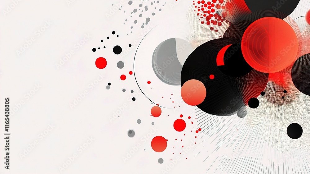Poster abstract business background with dynamic shapes and modern design