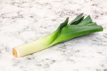 Fresh ripe green onion - Leek