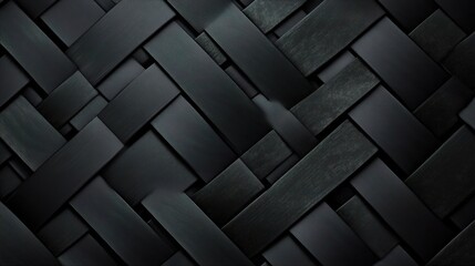 Intricate Carbon Fiber Weave Background with Dark Elegant Patterns