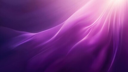 Fototapeta premium Abstract Purple Fabric with Light Rays: A Symphony of Elegance and Radiance