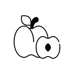 Peach vector icon